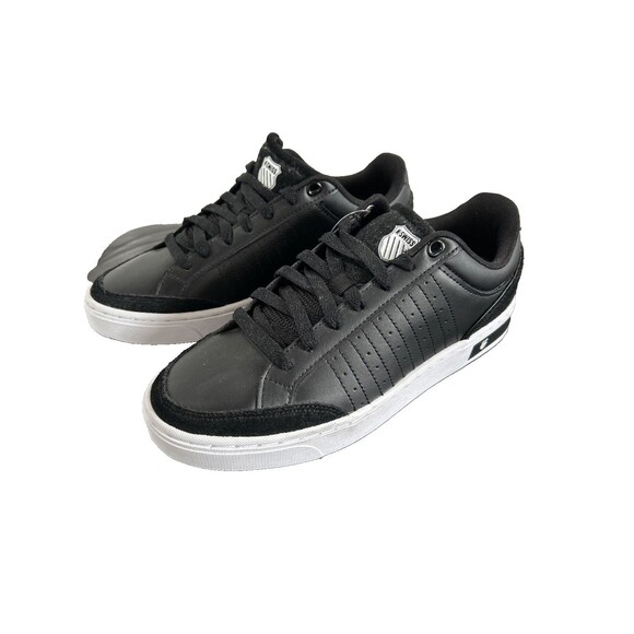 K-SWISS Men's COURT BLOCK Sneaker Black/White Size 6.5 /EUR 39 - Picture 7 of 10